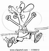 Finish Line Runner Crossing Clipart 10k Outlined Cartoon Male Toonaday Drawing Leishman Ron Royalty Vector Rf Illustrations Getdrawings 2021 Clipartof sketch template