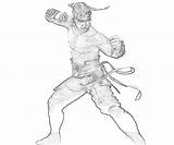 Liu Kang Kombat Mortal Freecoloringpages sketch template