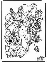 Sinterklaas Sankt Nicolae Planse Cadouri Nikolaus Sint Colorat Kleurplaten Anzeige Advertentie Jetztmalen sketch template