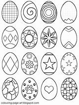Easter Egg Coloring Eggs Printable Drawing Colouring Pages Designs Drawings Kids Multiple Sheet Patterns Symbol Line Colour Hatching Abstract Small sketch template