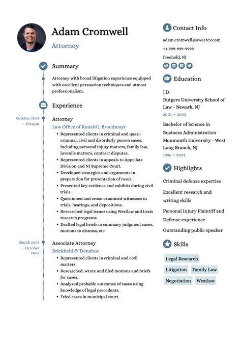 attorney resume sample tips   lawyer resume