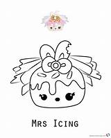 Num Noms Coloring Pages Icing Mrs Sketch Series Printable Color Cute Paintingvalley Kids Print Collection sketch template