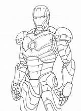 Iron Man Coloring Pages Drawing Colouring Outline Printable Playboy Mk Draw Sketches Avengers Quoteko Easy Drawings Getcolorings Search Google Ironman sketch template