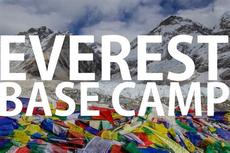 A Beginner S Guide To Everest Base Camp Everest Everest