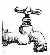 Faucet Drawing Spigot Tap Drawings Draw Water Paintingvalley Sketchbook Level Sketches Save sketch template