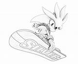 Coloring Hedgehog Sonic Silver Pages Shadow Colouring Print Surfing Generations Team Library Clipart Pdf Coloringhome Popular Comments sketch template