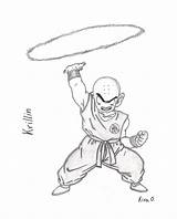 Krillin Coloringbay Goku sketch template
