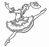 Coloring Ballerina Pages Dance Girl Dancer Color Ballet Beautiful Drawing Getdrawings Jazz sketch template