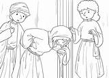 Crippled Heals Luke Miracles Yesus Bungkuk Seorang Menyembuhkan Wanita Openclipart Loudlyeccentric Freekidstories Similars sketch template