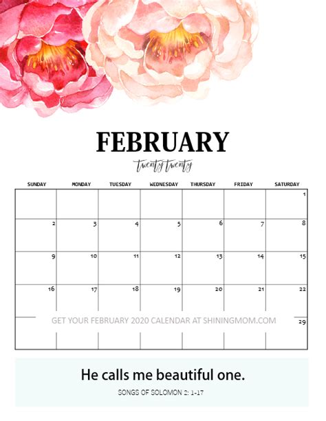 february calendar  printables  lovely designs