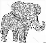 Mandala Elephant Coloring Pages Hard Pattern Drawing Elephants Adult Print Printable Kids Adults Getcolorings Getdrawings Cute Paintingvalley Colorings Inspirational sketch template