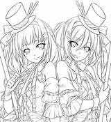 Coloring Pages Anime Book Adult Cute Manga Drawing Color Drawings Adults Colouring Books Uwu Sketches Ideal Colorful H5 Taobao Colour sketch template