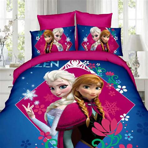 Disney Princess Bedding Sets 3pc Single Twin Size Frozen Elsa Anna