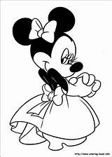 Minnie Mouse Coloring Pages Book sketch template