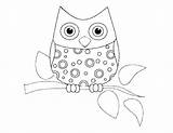 Owl Halloween Drawing Paintingvalley Coloring sketch template