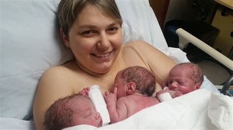 winnipeg woman votes in federal election then gives birth to triplets