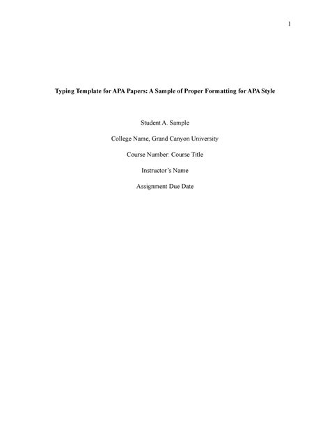 template  gcu typing template   papers  sample