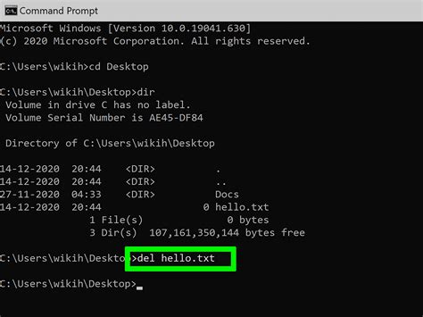 Ways To Create And Delete Files And Directories From Windows Command