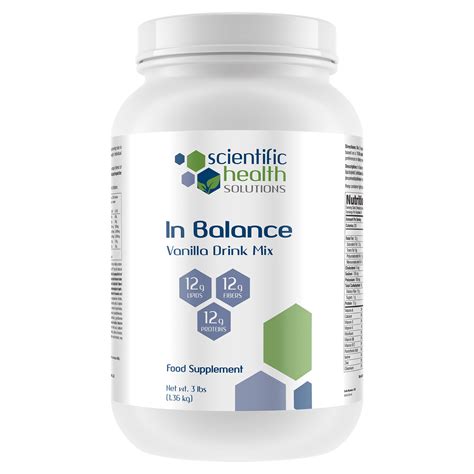 discontinued  balance  servings scientific health solutions