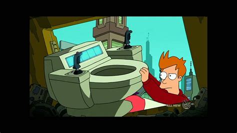 futurama overly complicated japanese toilet youtube