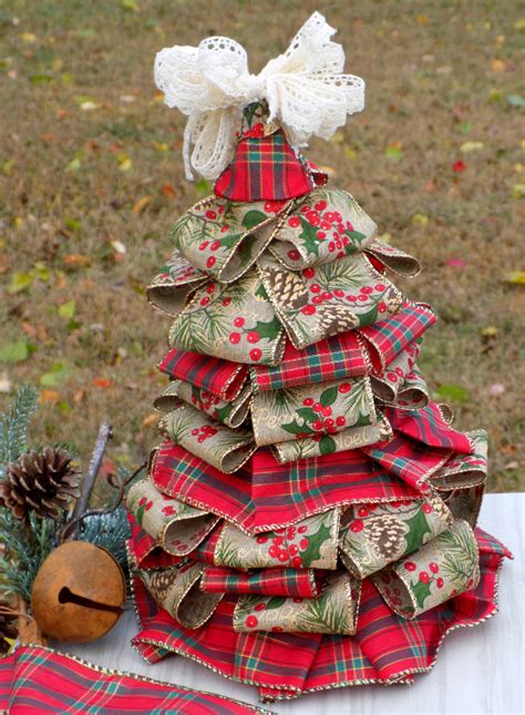 dollar tree diy funnel ribbon christmas tree tutorial