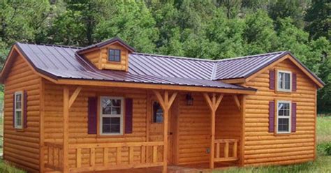 Tour Weekend Retreat Log Cabin By Amish Made Cabins Amish Cabins