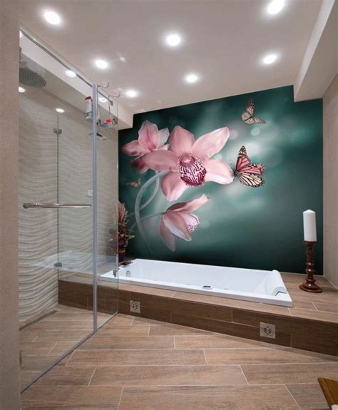 decoration murale pour salle de bain revetement mural pour salle de bains quelques idees deco