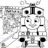 Coloring Thomas Train Pages Tank Engine Printable Print Steam Cartoon Color Colouring Friends Kids Line Drawing Trains Painting Drawings Childrens sketch template