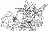 Winx Harmonix Coloring Pages sketch template