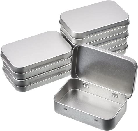 pack       tins container rectangular hinged