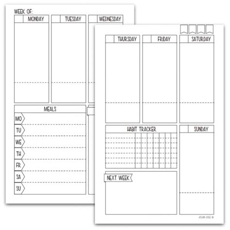 bullet journal printables   ridiculously  bullet