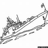Ship Coloring Talwar Class Drawing Frigate Battleship Naval Military Boat Missile Pages Guided Thecolor Boats Submarine Getdrawings sketch template