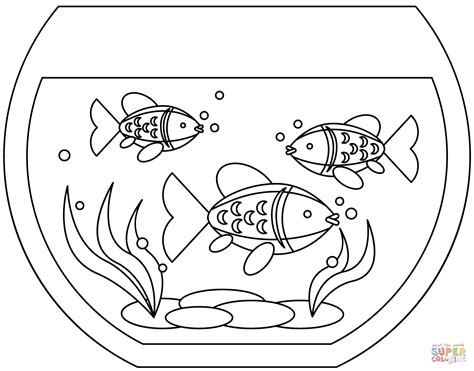 fish tank coloring page  printable coloring pages