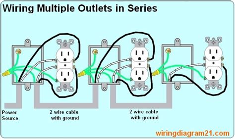 wiring receptacles  parallel diagram