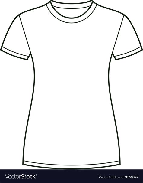White T Shirt Design Template Royalty Free Vector Image
