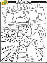 Coloring Firefighter Crayola Pages Fire Firefighters Sheets Color Kids Printable Sam Feuerwehrmann Drawing Thank Fireman Colouring Cartoon Truck Firemen Fighting sketch template