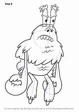 Yeti Crab Spongebob Step Squarepants Draw Drawing Tutorials Cartoon sketch template