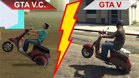 the big gta vice city vs gta v comparison pc ultra youtube