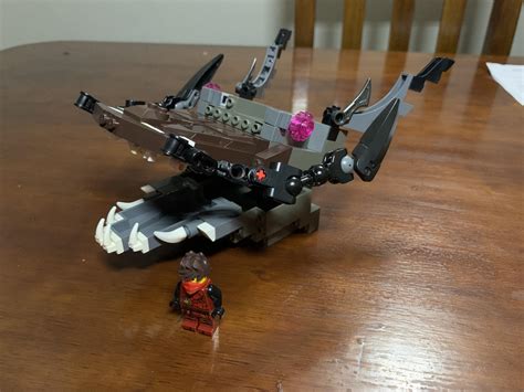 ninjago overlord dragon head kai  scale lego