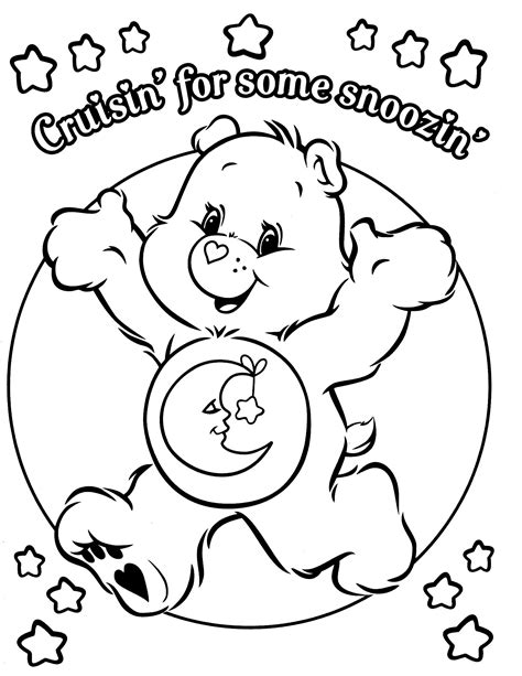 gambar care bears coloring page cousins pinterest cheer bear pages