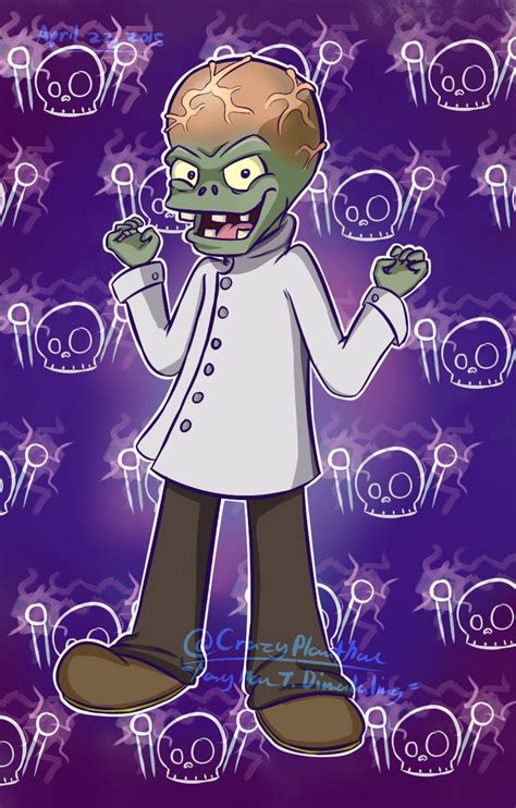 pvz fanart    dr zomboss  princesskittymae  deviantart