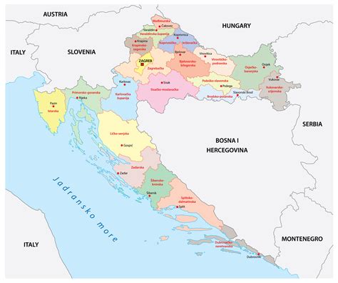 croatia map croatia map images stock  vectors shutterstock