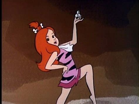 pebbles all grown up pebbles flintstone flintstones animated cartoons