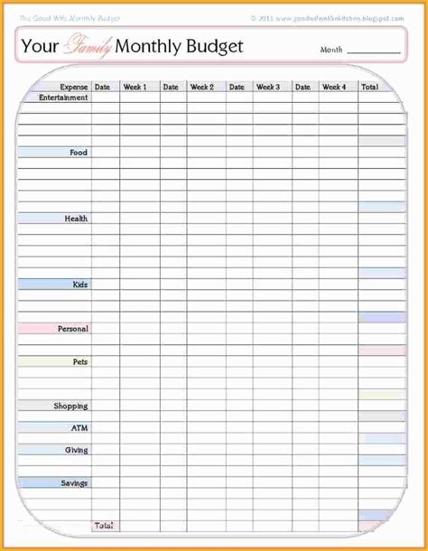 monthly bill spreadsheet template   monthly bills spreadsheet