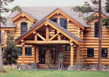 custom log homes  oregon log home