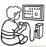 Games Game Coloring Pages Clipart Playing Console Online Printable Drawing Entertainment Anime Color Print Drawings Teach Getdrawings Play Computer Clipartmag sketch template