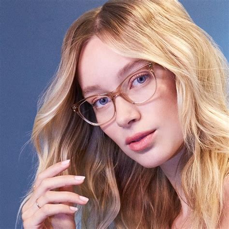 jade vintage crystal blue light technology clear glasses outfit
