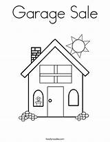 Coloring Garage Noodle Built California Usa Twistynoodle Worksheet Pages House sketch template