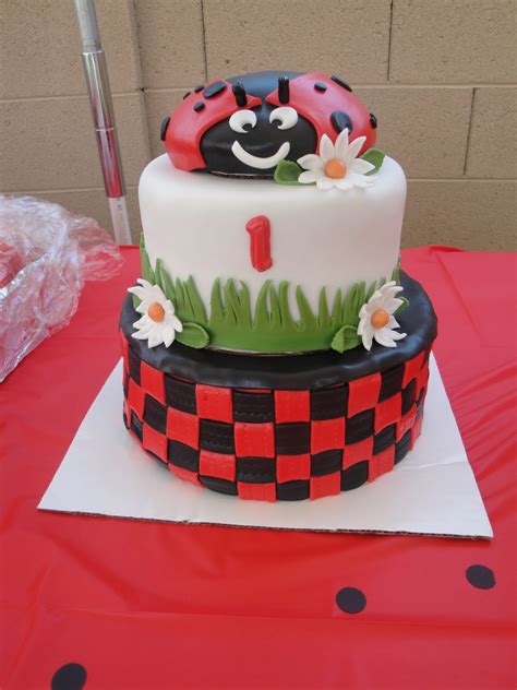 katie cakes ladybug cake