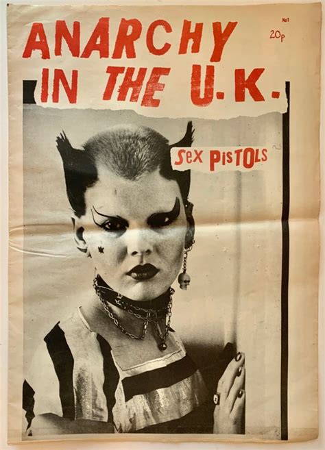 Sex Pistols 1976 ‘anarchy In The Uk’ Tour Newspaper Program Aka